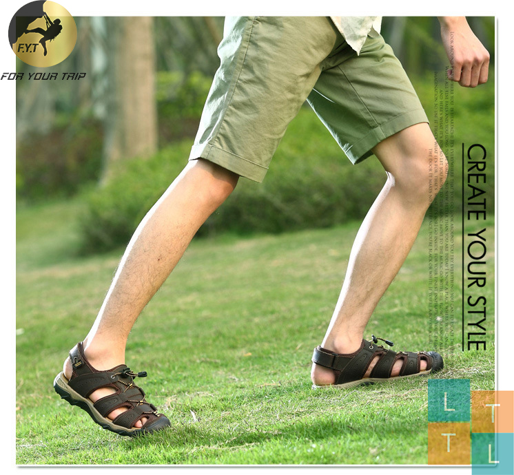 HOT GIÀY SANDAL DA BÒ SIÊU BỀN THIẾT KẾ MỚI NHẤT VỪA RA AB09