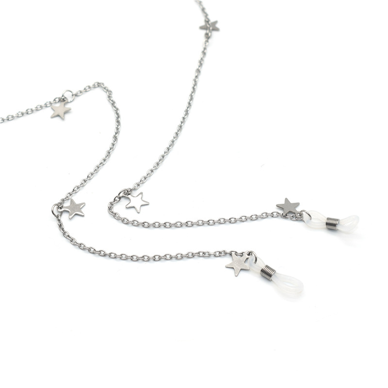 Chuỗi titan đeo gọng kính thời trang ngôi sao cá tính nam và nữ