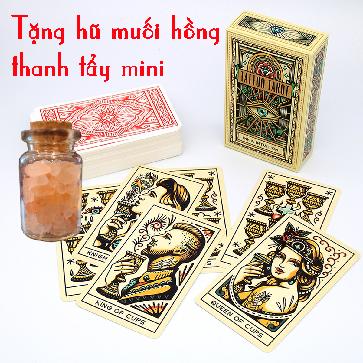 {KÈM QUÀ TẶNG} Bộ Tarot Tattoo Tarot Ink & Intuition Bài Bói