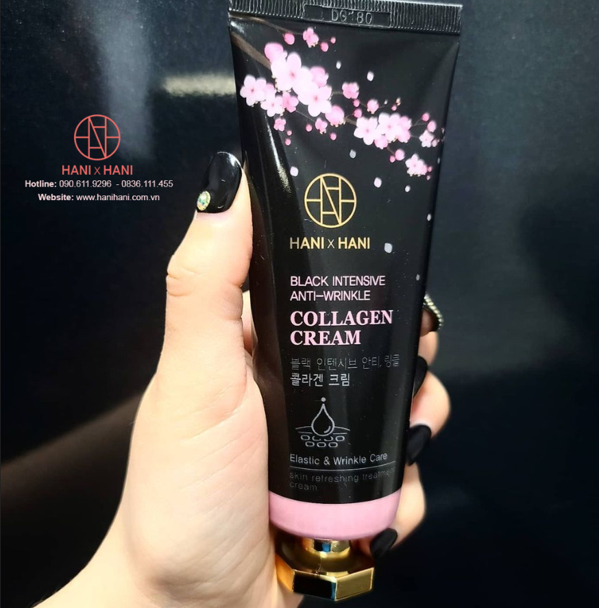 Kem Dưỡng Tinh Chất  Collagen Cô Đặc Làm Trắng Da, Dưỡng Ẩm Xóa Nếp Nhăn, Tăng Sinh Collagen và Eslatin Hani x Hani 70g