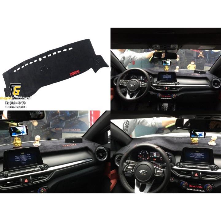 Thảm nhung taplo chống nắng Kia Cerato 2019-2021