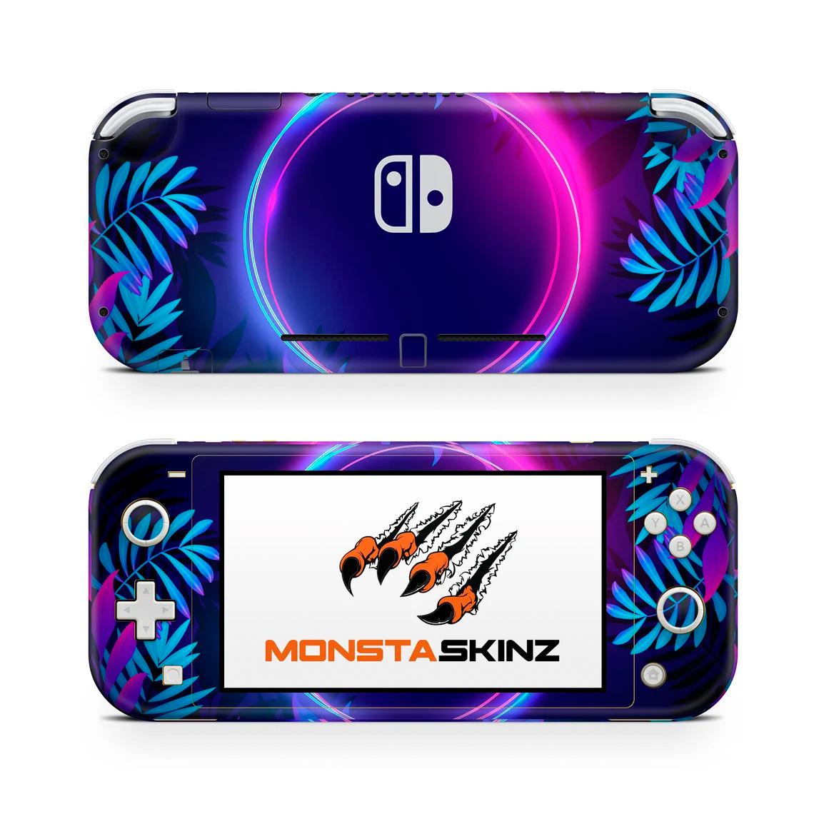 Skin decal dán Nintendo Switch Lite mẫu Tropical (dễ dán, đã cắt sẵn)