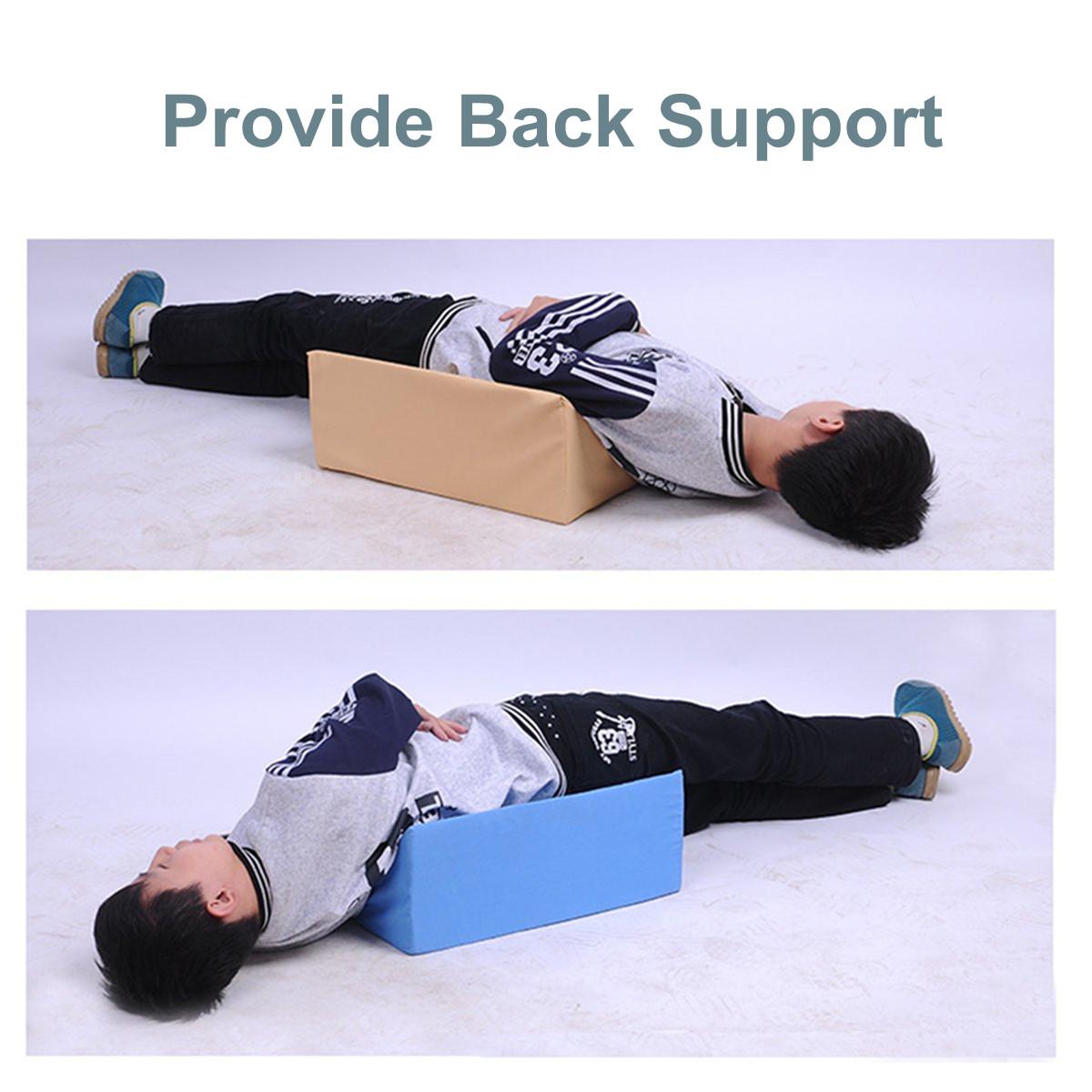 Chỉnh hình Axit Trào Ngược Gối Nêm Gối Da Xốp Váy Lưng Cao Đệm Miếng Lót Tam Giác Gối Nâu Chăn Ga Gối