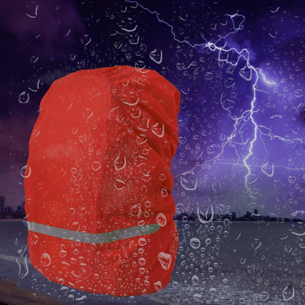 Reflective Backpack Rain Cover Rucksack Cover for Camping Cycling