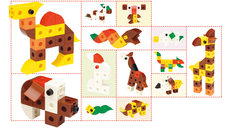 Đồ Chơi Sáng Tạo Động Vật Tí Hon - Animals Mini Gigo Toys