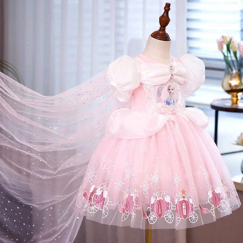 Đầm công chúa Elsa Frozen cho bé gái dự tiệc giáng sinh năm mới hàng nhập Quảng châu cao cấp