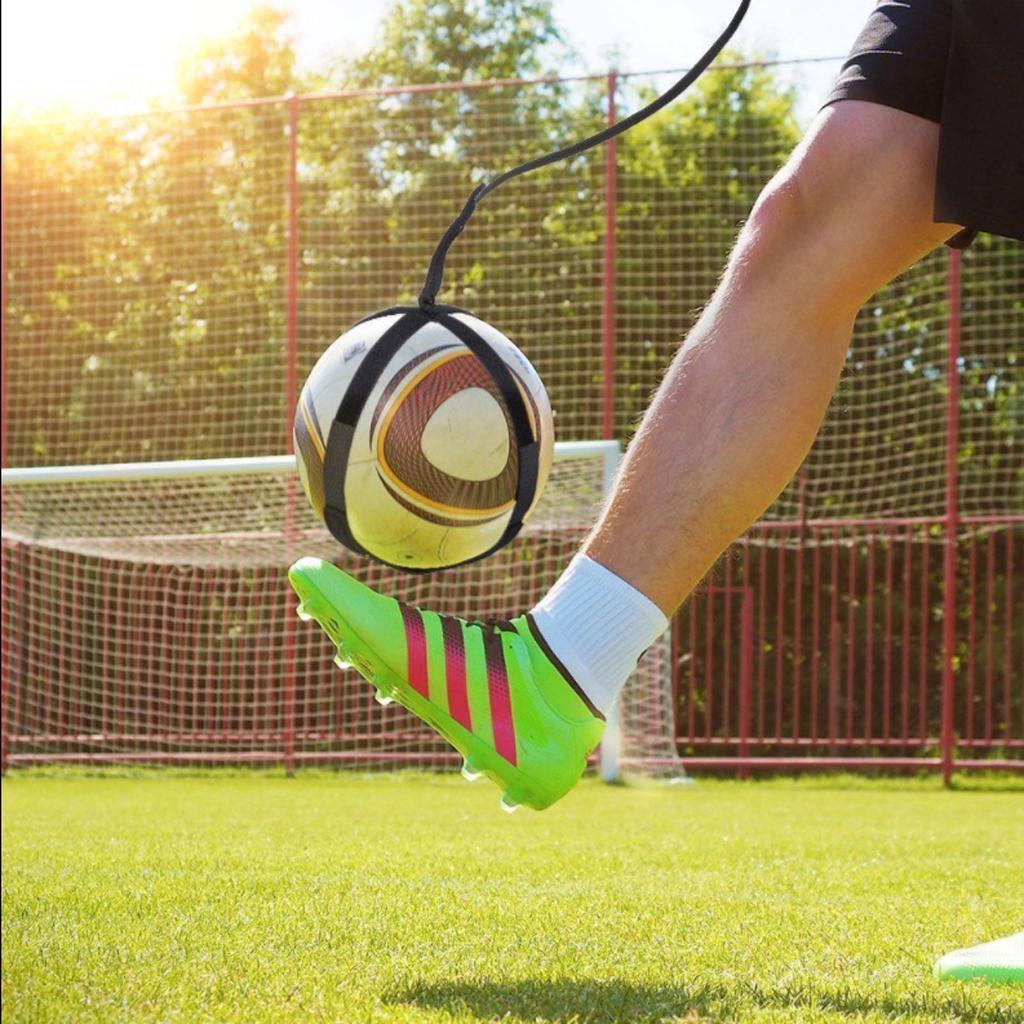 Football Kick Trainer Skills Soccer Training Aid w Adjustable Waistband