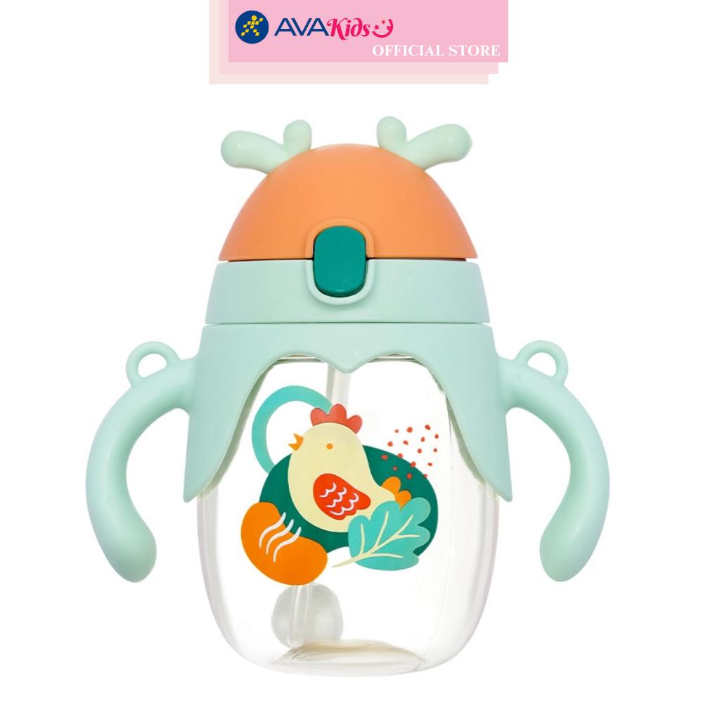 Bình đựng nước nhựa PP/PC 350 ml TOP KIDS - Màu ngẫu nhiên