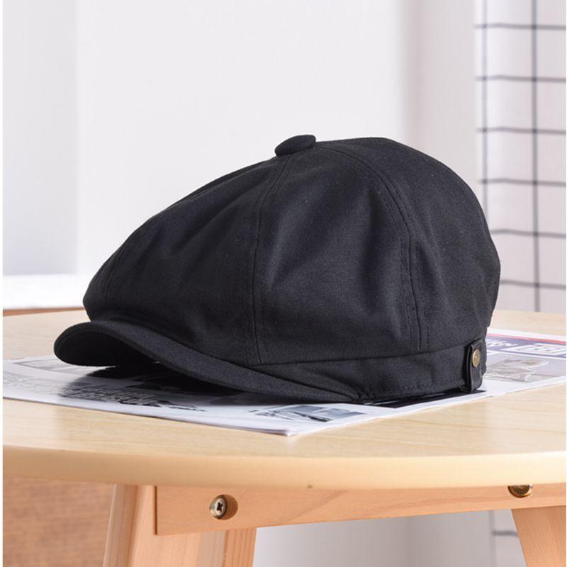 Mùa Xuân Mùa Hè Và Mùa Thu Mũ Cotton Hình Bát Giác Bộ Đội Nữ Mũ Nồi Người Plus Kích Thước Newsboy Nón 54-56Cm 56-58Cm 58-60Cm 60-62Cm