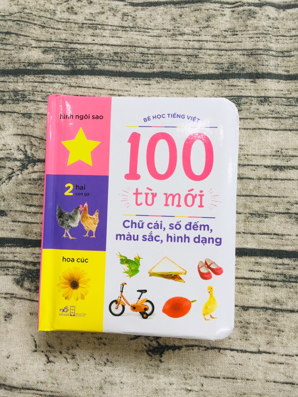 Bé Học Tiếng Việt - 100 Từ Mới - Chữ Cái, Số Đếm, Màu Sắc, Hình Dạng