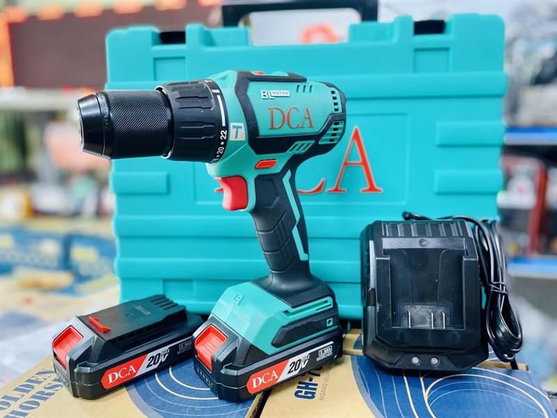 MÁY KHOAN BÚA KHÔNG CHỔI THAN DÙNG PIN 20V/4.0AHX2 DCA ADJZ05-13EM - HÀNG CHÍNH HÃNG