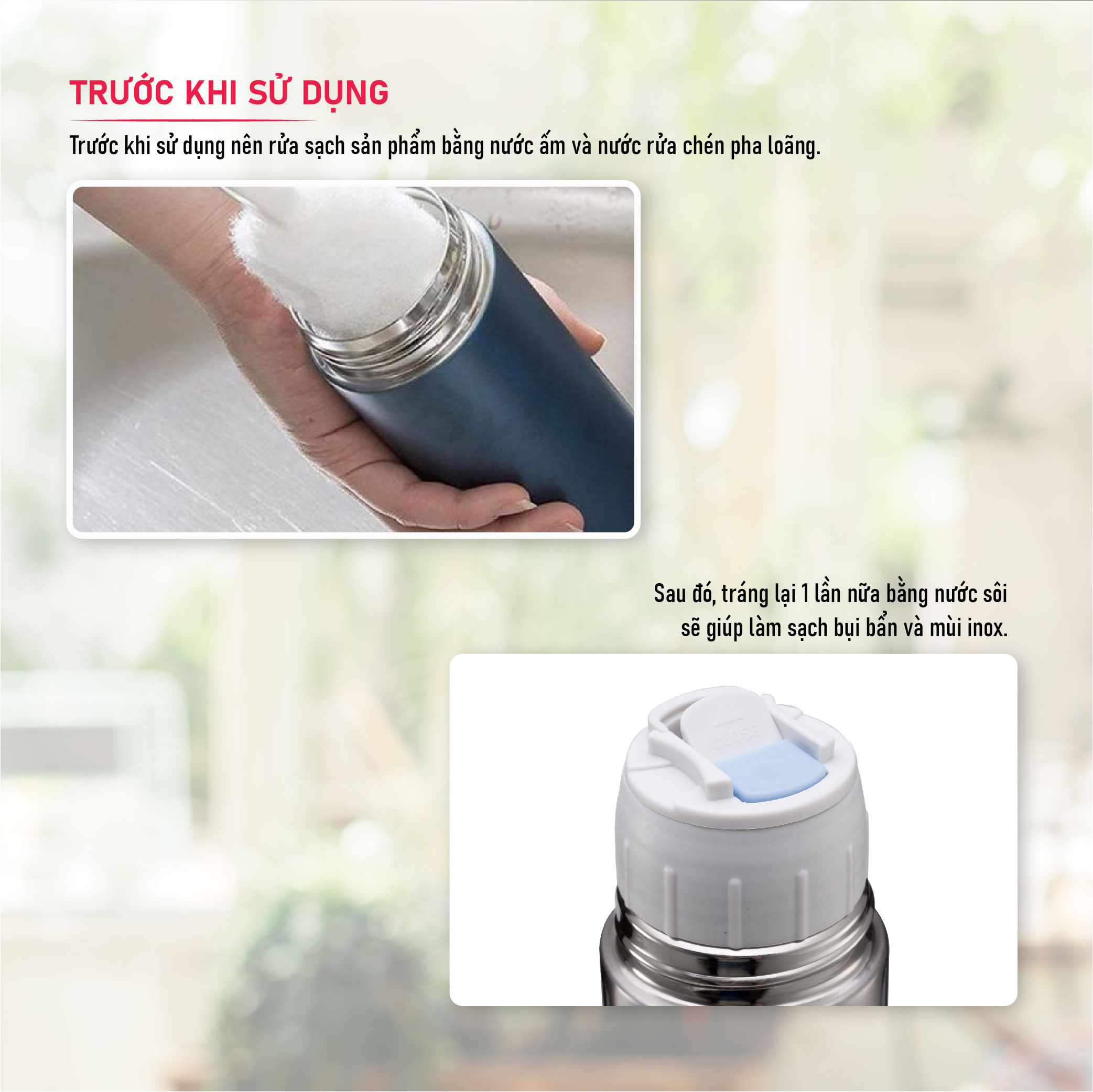 Bình giữ nhiệt cao cấp La gourmet Sakura Plus 750ml - 338648