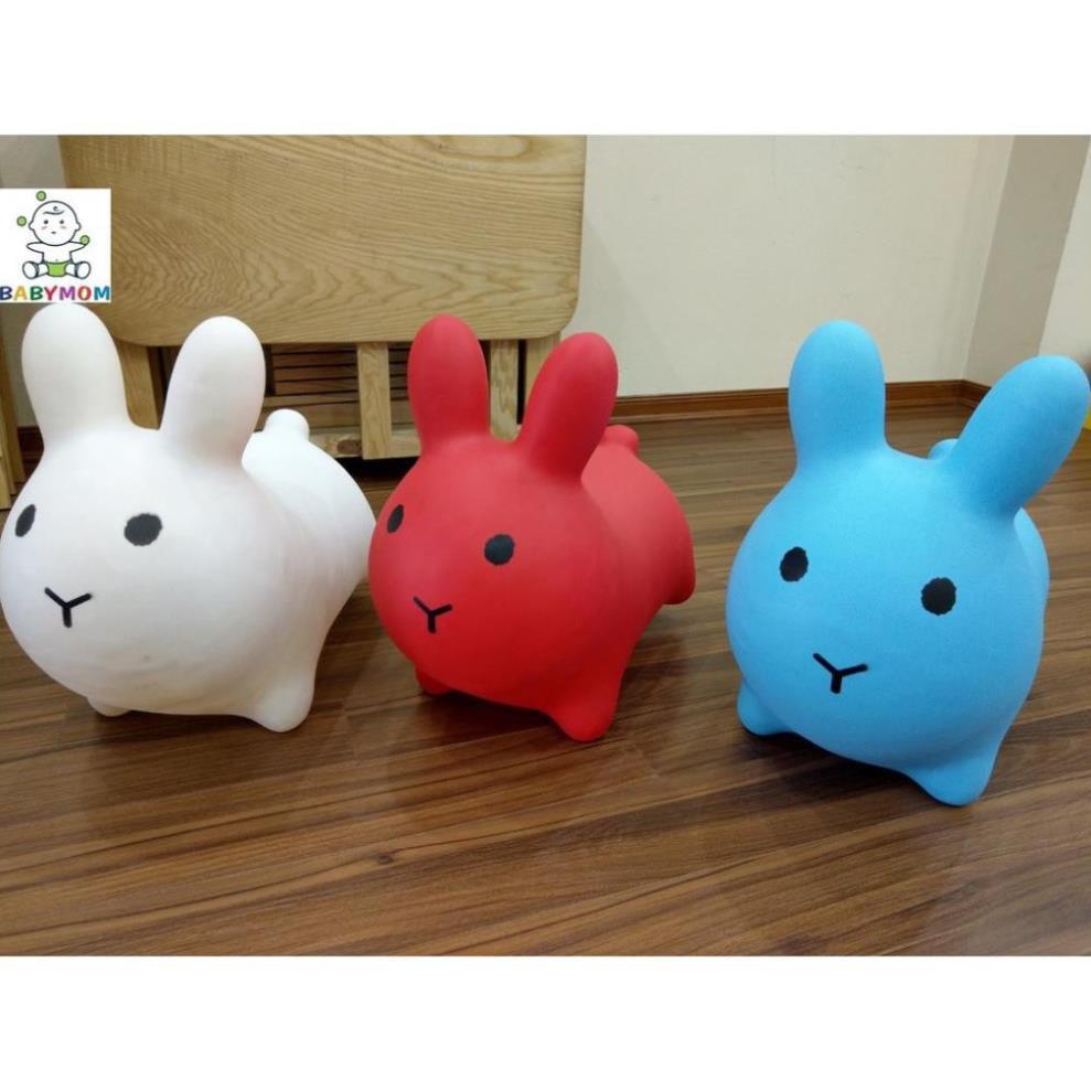 Đồ chơi thú nhún Thỏ Xanh bé thỏa sức nhún nhảy bé thích mê, tăng cường vận động