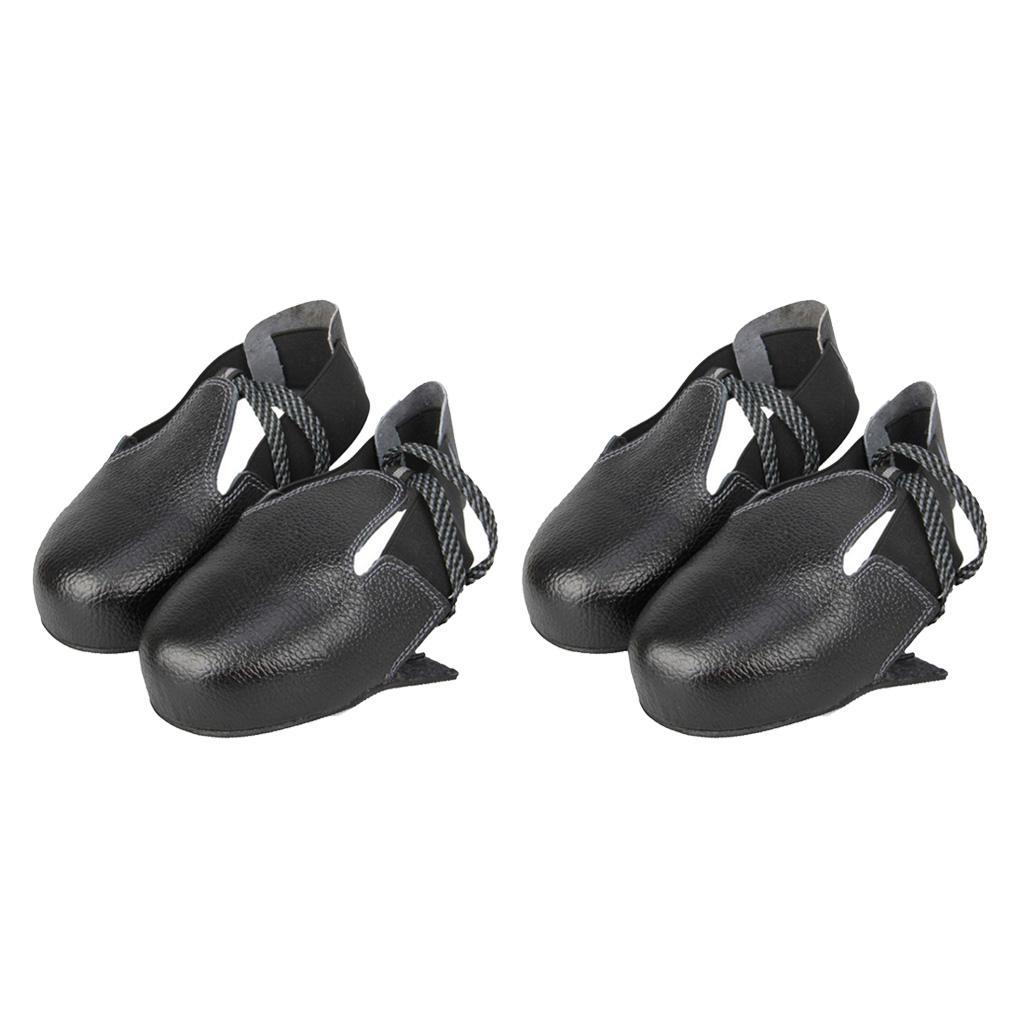 2 Pairs of Covers for Steel Toe Work Shoes: Protective Safety Shoes, Boots, Slippers, Foot