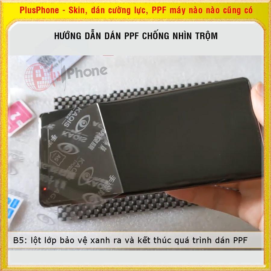 Dán dẻo PPF chống nhìn trộm cho Samsung Note Fe, Note 7