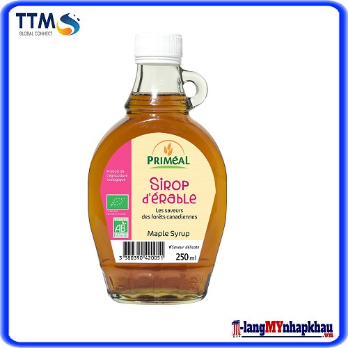 Siro cây phong hữu cơ Primeal 250mL