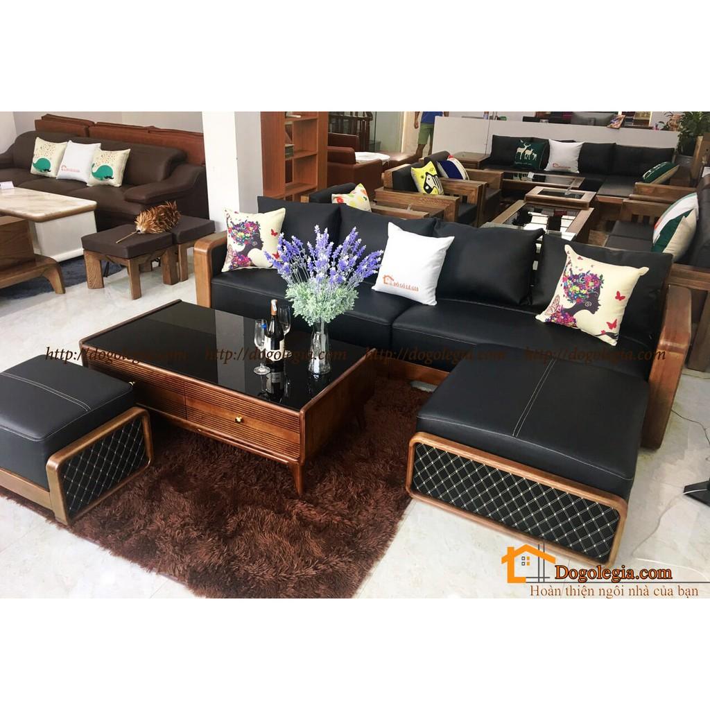 Mẫu Sofa Gỗ Trần Trám Độc Đáo Tại Lê Gia SG235