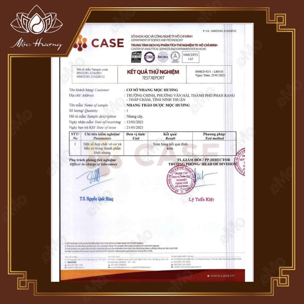Nhang sạch thảo dược Mộc Hương