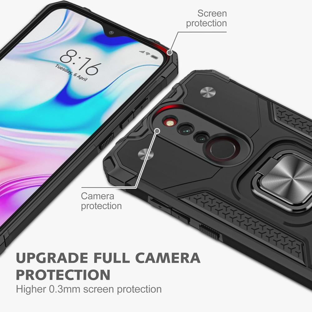 Ốp lưng cho Xiaomi Redmi 8 8A 9 9A 9C 9T Chống sốc Kemeng kèm nhẫn iring