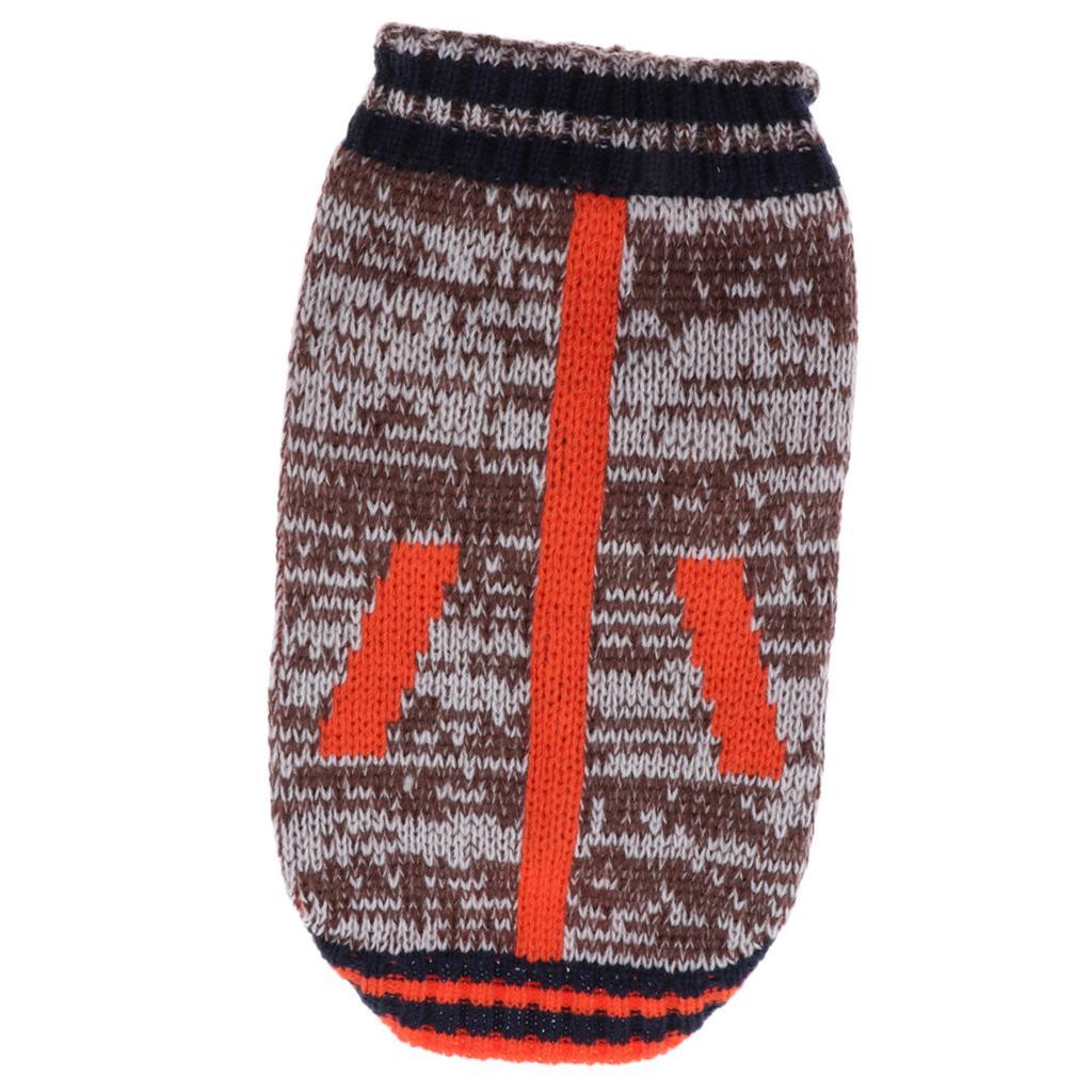 Dog Sweater Pet Puppy Thick Warm Clothes Jumper Winter Apperal