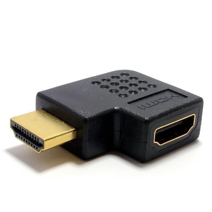 Đầu nối dây HDMI cong 270 độ - Đầu nối HDMi 2 đầu âm dương-DH01 - HT