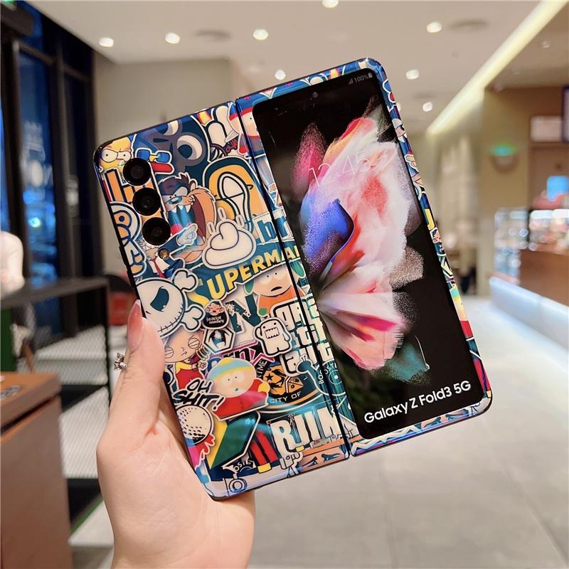 Ốp Lưng Sticker Độc Lạ Cho Samsung Galaxy Z FOLD 5 / Z FOLD 3 / Z FOLD 4