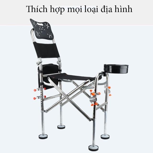 Ghế câu đài địa hình tựa lưng cao siêu bền