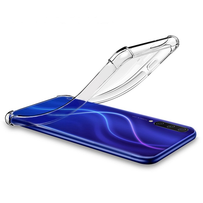 Ốp lưng silicon dẻo trong suốt chống sốc dành cho Xiaomi Mi CC9
