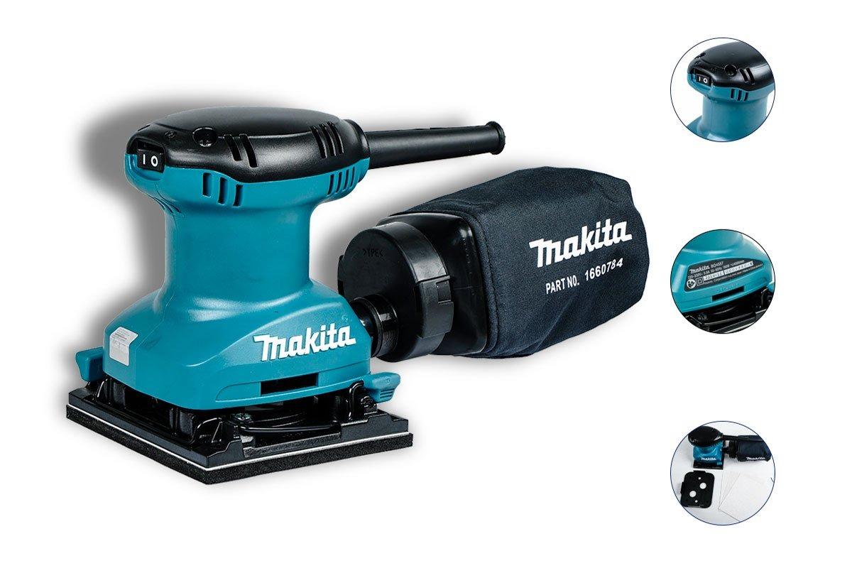 MÁY CHÀ NHÁM RUNG (114 X 102MM) 200W MAKITA BO4557- HÀNG CHÍNH HÃNG