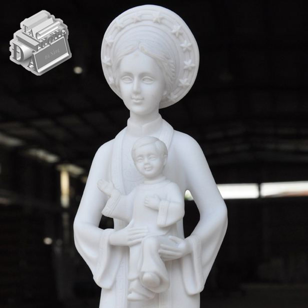 Tượng Đức Mẹ La Vang Cao 50cm - Điêu Khắc Tượng Đá