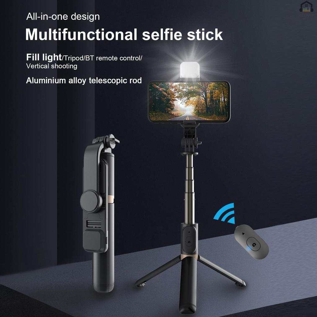 Giá đỡ ba chân bằng hợp kim nhôm kèm vòng đèn hỗ trợ chụp ảnh selfie