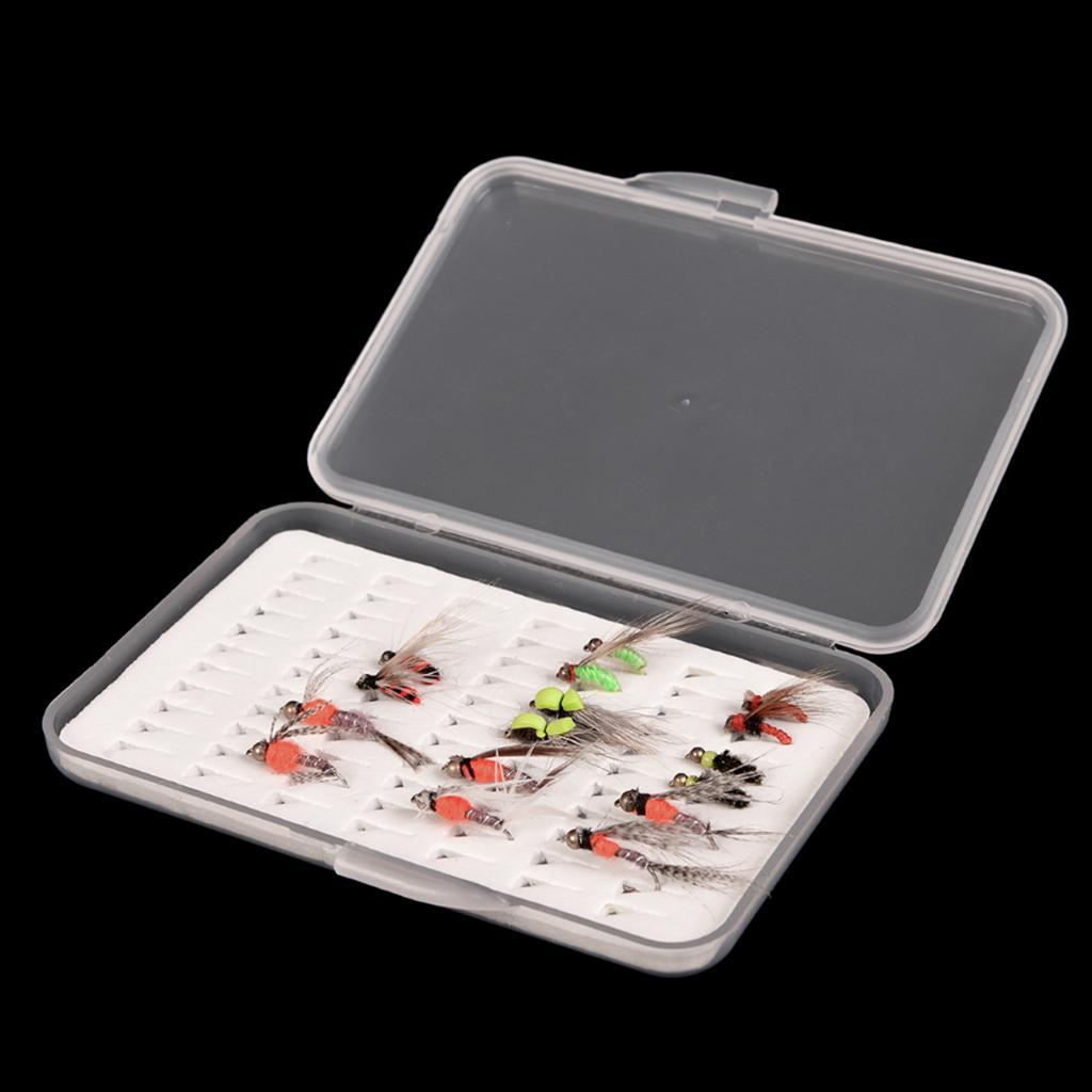 Ultrathin Fly Fishing Case Clear Fly Box Hook Storage Case