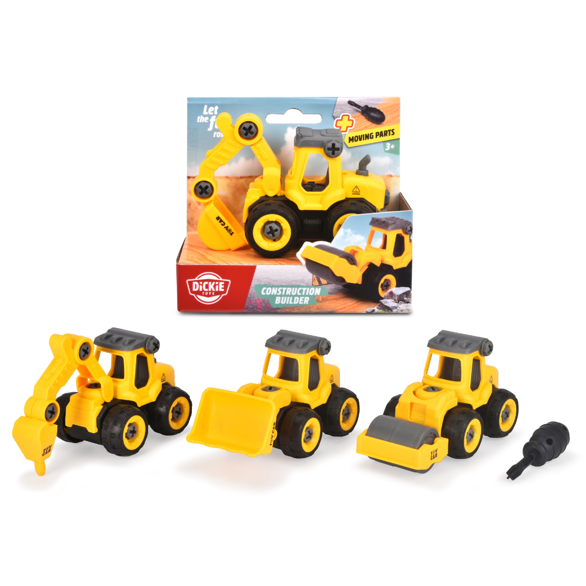 203341032 Đồ Chơi Xe Xây Dựng Dickie Toys Construction Builder