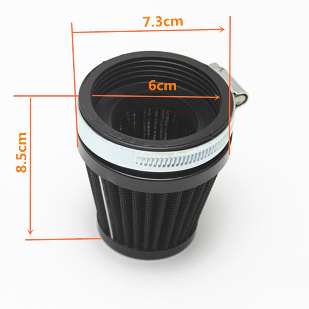 Motorcycle Air Intake Filter Cleaner Black for 50cc-110cc ATV Dirt Bike