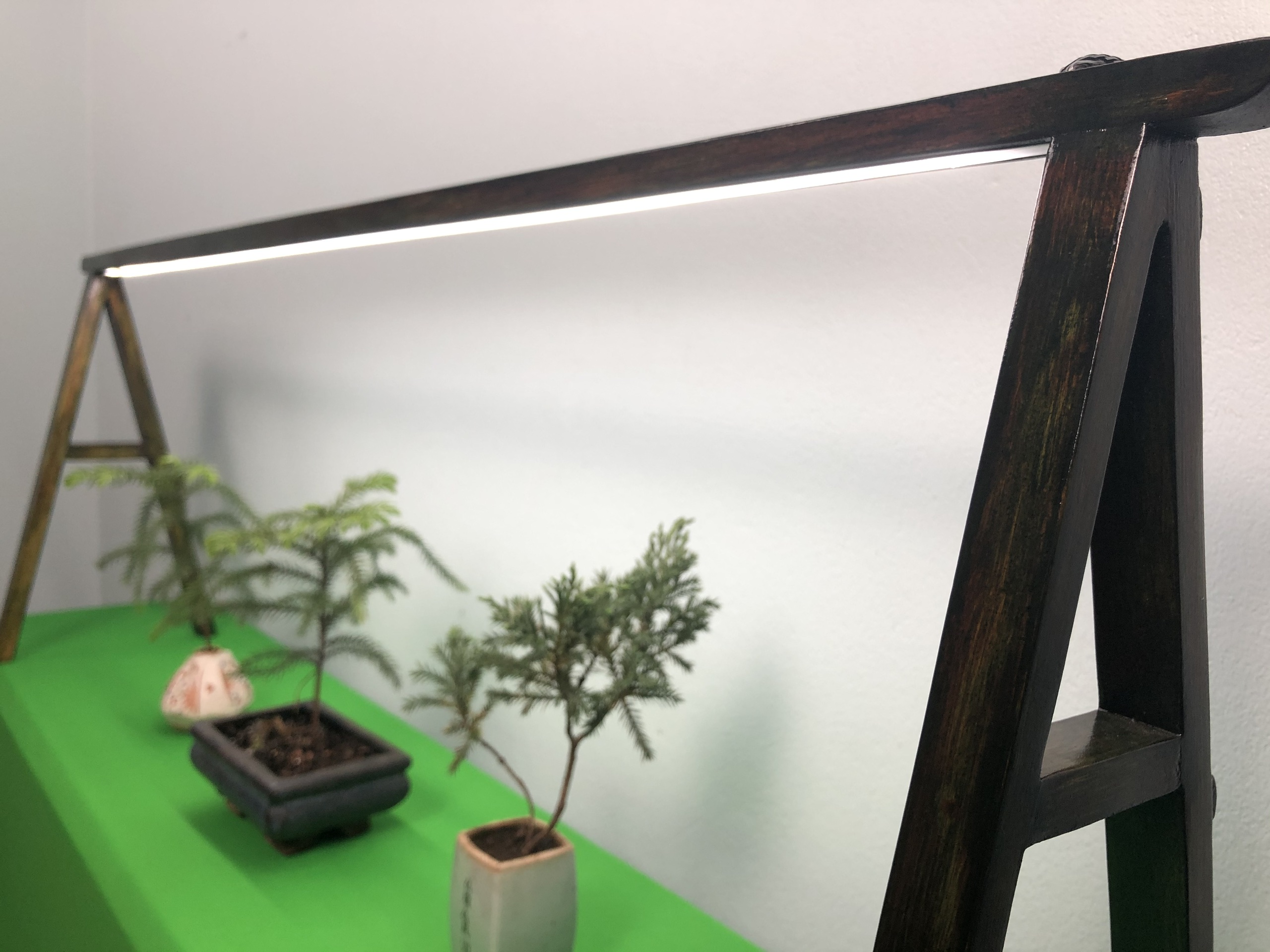 Đèn chân A - Wooden table lamp A