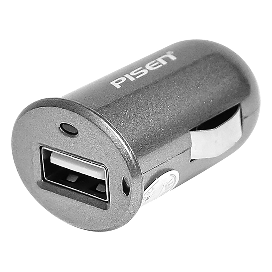 Adapter Sạc Pisen PowerPort 1 Car Charger 1A - Hàng Chính Hãng