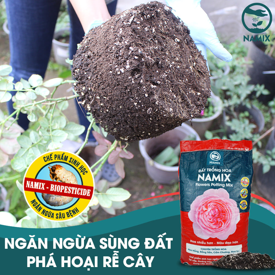 Đất trồng hoa Namix (Flowers Potting Mix)