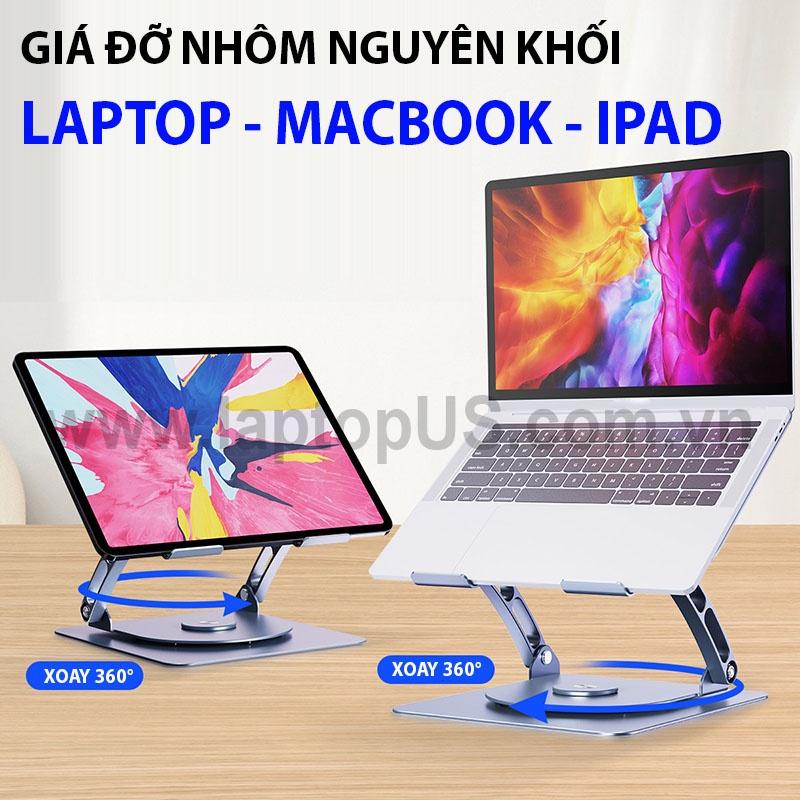 Kệ Giá Đỡ Laptop Nhôm Tản Nhiệt Xoay Xếp Gọn (T602)