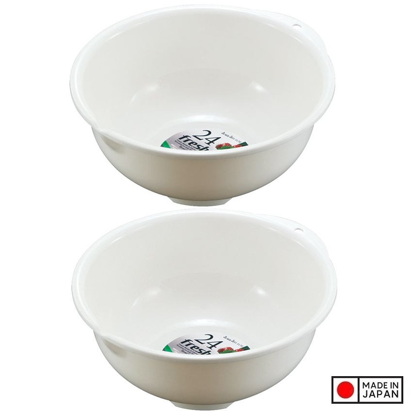 Combo Chậu nhựa nội địa Nhật Bản - Trắng
