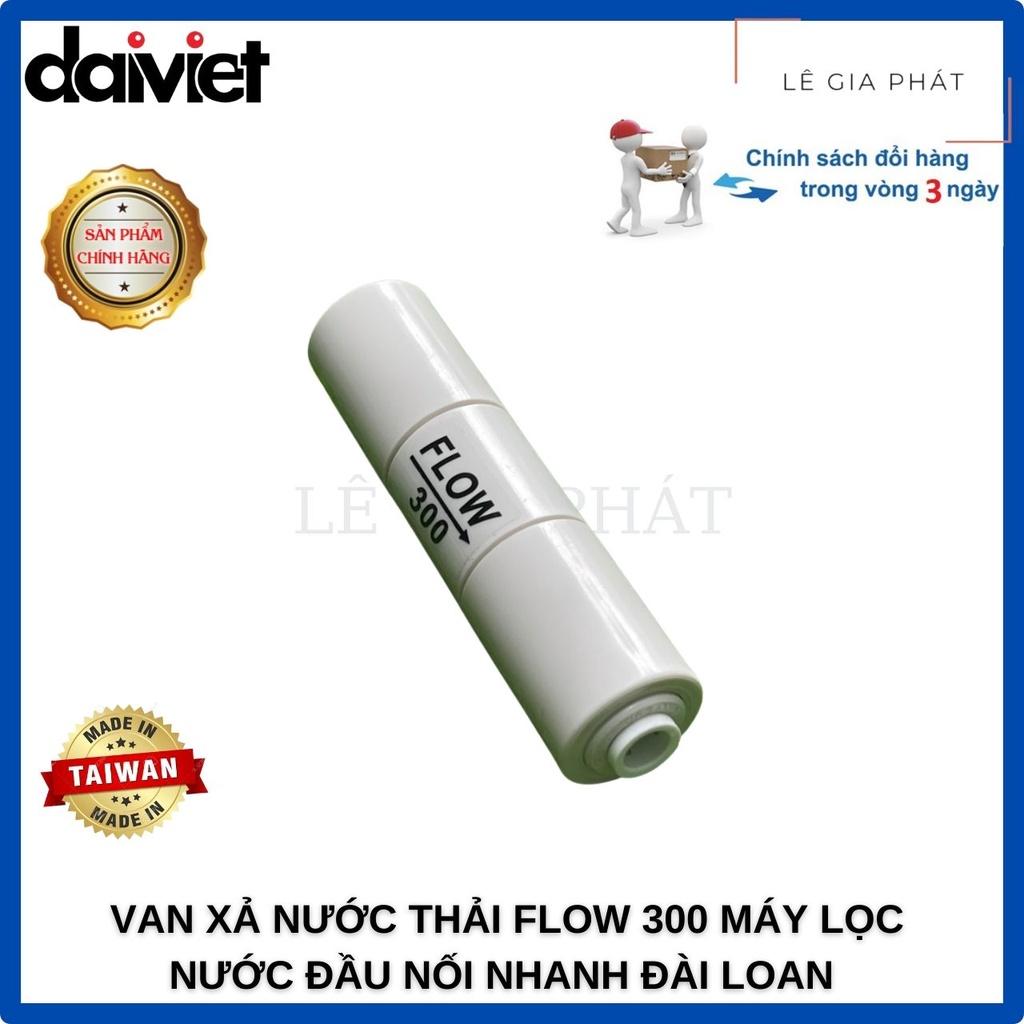 Van Xả Nước Thải Flow 300 Máy Lọc Nước Đầu Nối Nhanh ĐÀI LOAN - Hàng chính hãng