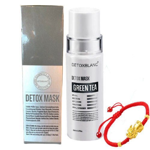 Mặt Nạ Thải Độc Trắng Da Ngừa Mụn Nám Detox BlanC: Detox Mask - Tặng Vòng tay thời trang