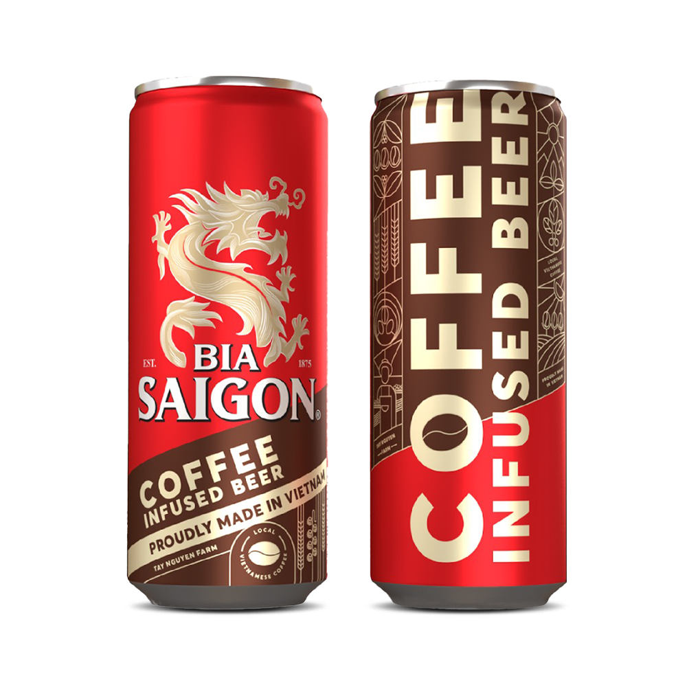 Thùng 12 lon Bia Saigon Coffee Infused 330ml