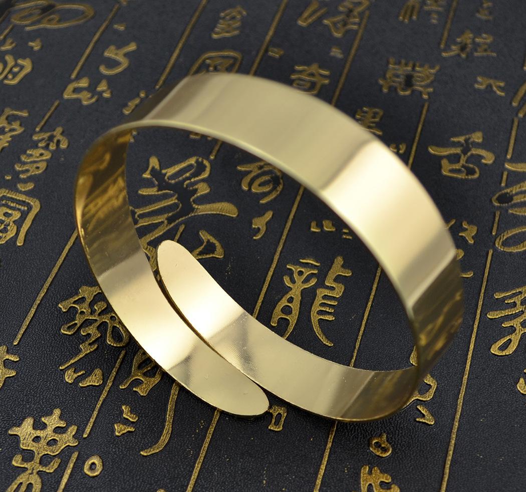 2 Pcs Punk Swirl Upper Armlet Multilayer Arm Bracelet Cuff Bangle Jewelry