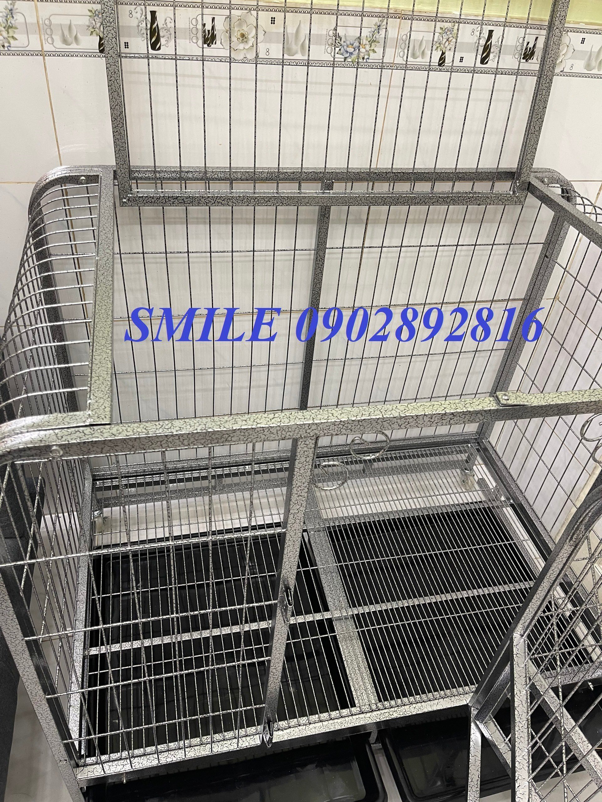 Chuồng Size lớn 1Mét25cm , Chuồng Size Đại Dành Cho Chó Lớn Becgie Cao Cấp