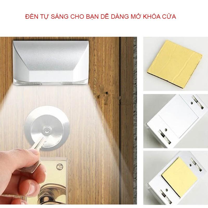 Đèn LED Cảm Biến Hồng Ngoại Gắn Vị Trí Khóa Cửa LS0403, Dùng 1 Pin Tiểu AA (Không Bao Gồm Pin)