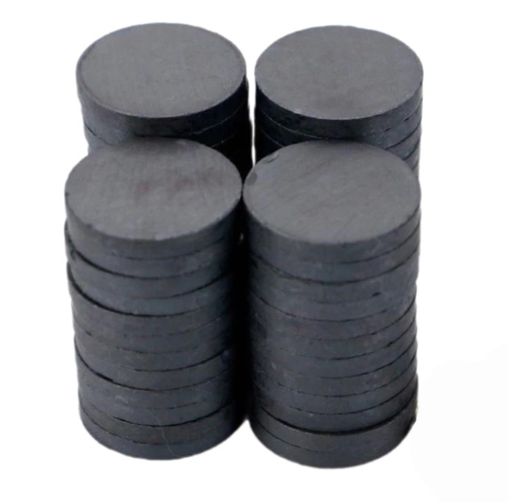 Nam châm Ferrite đen tròn kích thước lớn 30mmx5mm - miếng lót chuột
