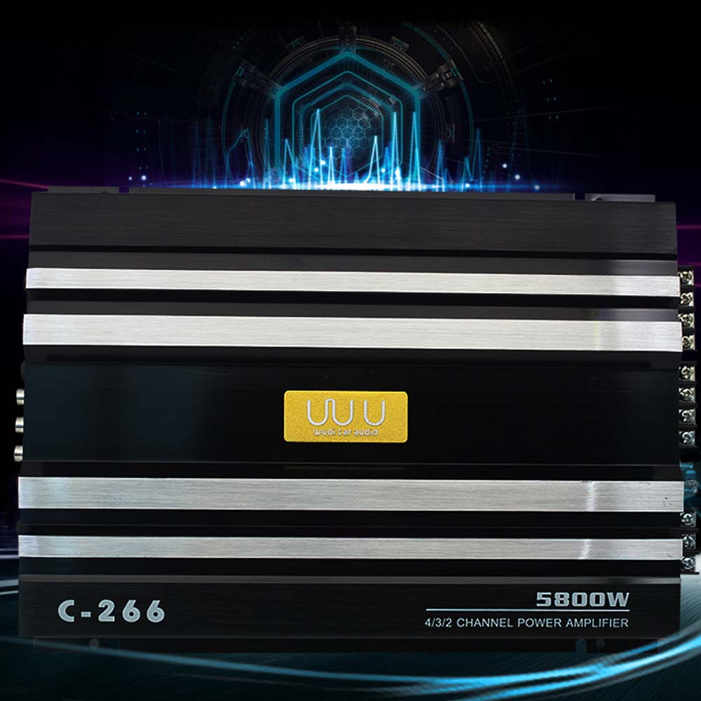 Bộ khuếch đại công suất âm thanh trên ô tô 5800 Watt 4/3/2 Kênh 12V