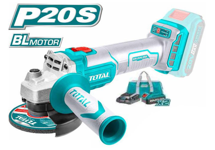 Máy mài góc dùng pin Lithium-Ion 20V total TAGLI2010082