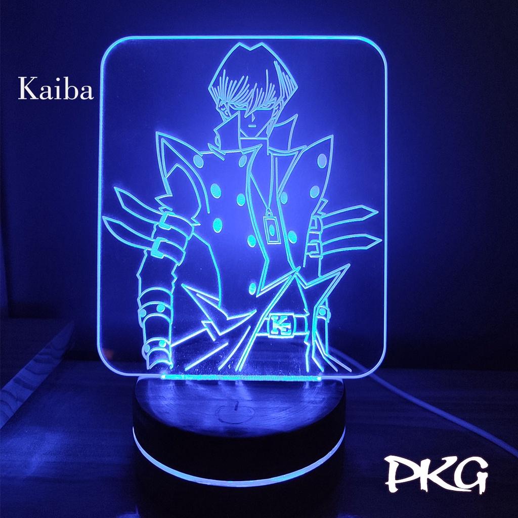 Đèn Ngủ Led 3D KAIBA nhân vật Anime phát sáng 16 màu cảm ứng có điều khiển từ xa