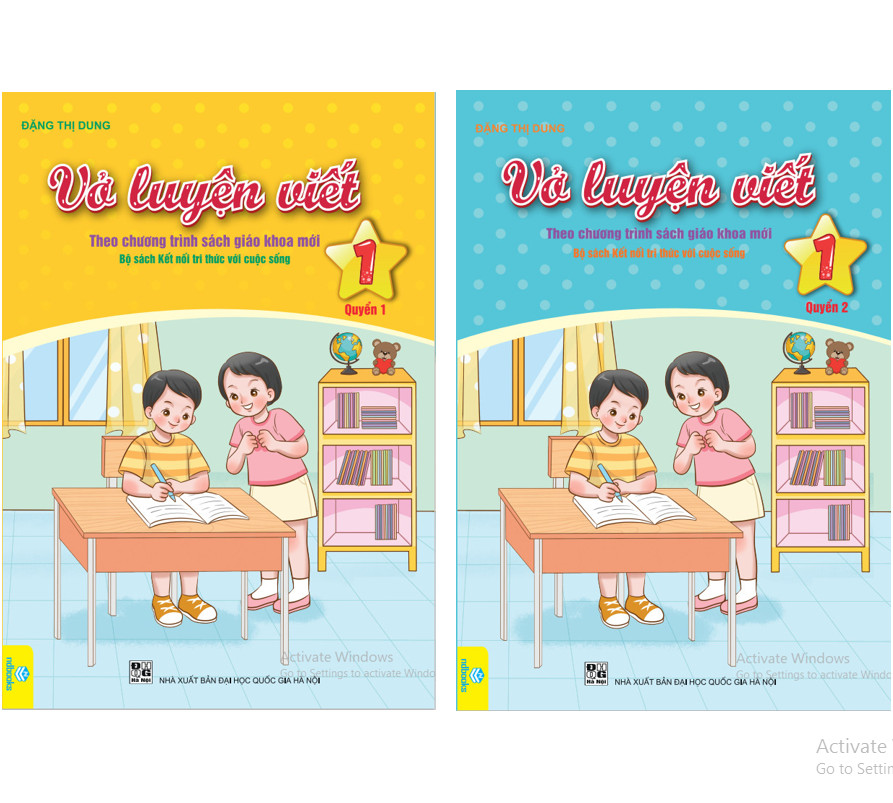 Sách - Combo 2 cuốn Vở Luyện Viết lớp 1 - Biên soạn theo chương trình Kết Nối - ndbooks